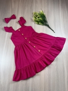 Vestido Isabela Liso Kids