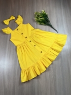 Vestido Isabela Liso Kids