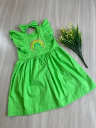 Vestido Arco Íris Bordado Kids