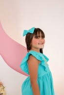 Vestido Arco Íris Bordado Kids