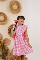 Vestido Fabi Xadrez Kids