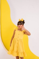 Vestido Isabela Liso Kids
