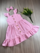 Vestido Isabela Liso Kids