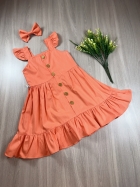 Vestido Isabela Liso Kids