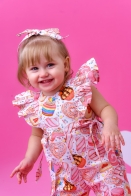 Macacão Jani Baby Estampado