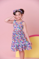 Vestido Lorena Estampado Borboletas