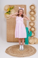 Vestido Fran Kids Xadrez