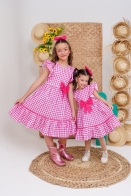 Vestido Maju Kids Xadrez