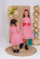 Vestido Larissa Xadrez Baby