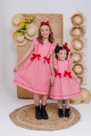 Vestido Larissa Xadrez Baby