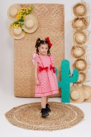 Vestido Larissa Xadrez Baby