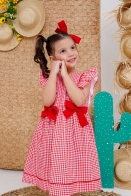 Vestido Larissa Xadrez Baby