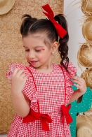 Vestido Larissa Xadrez Baby