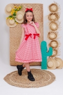 Vestido Larissa Xadrez Kids