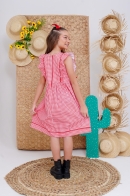 Vestido Larissa Xadrez Kids