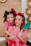 Vestido Larissa Xadrez Kids