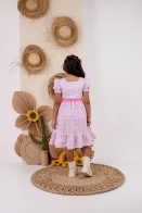 Vestido Chica Xadrez Kids