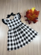 Vestido Duda Xadrez Kids
