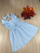 Vestido Ana Lu Xadrez Baby
