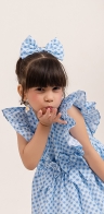 Vestido Ana Lu Xadrez Baby