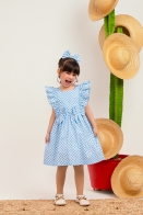 Vestido Ana Lu Xadrez Kids