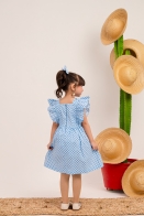 Vestido Ana Lu Xadrez Kids