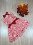 Vestido Larissa Xadrez Baby