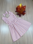 Vestido Ana Lu Xadrez Baby