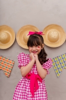 Vestido Chica Xadrez Kids
