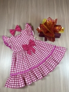 Vestido Maju Kids Xadrez
