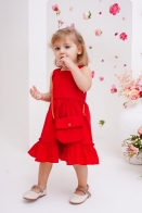 Vestido Monalisa Kids c/ Bolsa