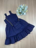 Vestido Monalisa Kids c/ Bolsa