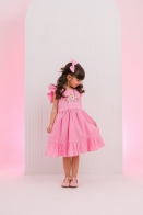 Vestido Estefany Bordado Kids