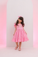 Vestido Estefany Bordado Kids