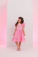 Vestido Estefany Bordado Kids