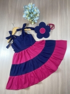 Vestido Tainá Baby c/ Bolsa