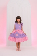 Vestido Tainá Baby c/ Bolsa