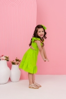 Vestido Izis kids Flor Patch
