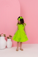 Vestido Izis kids Flor Patch