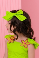 Vestido Izis kids Flor Patch