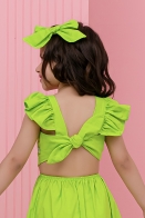 Vestido Izis kids Flor Patch