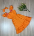 Vestido Izis kids Flor Patch
