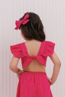 Vestido Izis kids Flor Patch
