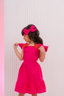 Vestido Izis kids Flor Patch