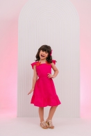 Vestido Izis kids Flor Patch