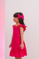 Vestido Izis kids Flor Patch